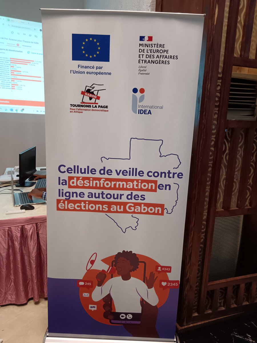 🔴#Gabon: <a href="/FabriceMauries/">Fabrice Mauriès</a> visite la coordination d'observation électorale installée par <a href="/TournonsLaPage/">Tournons La Page</a>, le <a href="/Observateurs_Ga/">Réseau des Observateurs Citoyens</a> &amp; la Mission d’observation électorale des Organisations de la société civile, dans le cadre de la présidentielle de ce samedi 12 avril 2025.