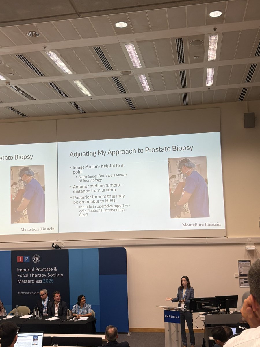 Imperial Prostate (@ip_london) on Twitter photo Thank you Prof <a href="/KaraWattsMD/">Kara Watts</a> for an incredibly candid discussion of your experiences with transperineal biopsy and the learning curve with focal therapy.
“Don’t be a victim of technology!”
#IPFTSmasterclass25 <a href="/FocalSociety/">Focal Therapy Society</a> Thank you Prof <a href="/KaraWattsMD/">Kara Watts</a> for an incredibly candid discussion of your experiences with transperineal biopsy and the learning curve with focal therapy.
“Don’t be a victim of technology!”
#IPFTSmasterclass25 <a href="/FocalSociety/">Focal Therapy Society</a>