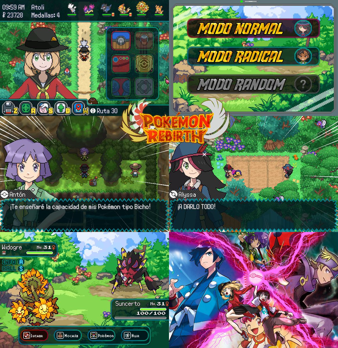 🪶Actualización Pokémon Rebirth 1.4🪶
-Cambios en la historia 
-Lideres con Gigamax  
-Modo Radical
-Sistema de ShinyHunt
-Compatibilidad con Joyplay (obligatorio actualizar)
La Beta 2 al 50%⏳
¡Gracias a todos por el apoyo! ❤️
🔄❤
⬇ pastebin.com/dDGX5Mma  ⬇