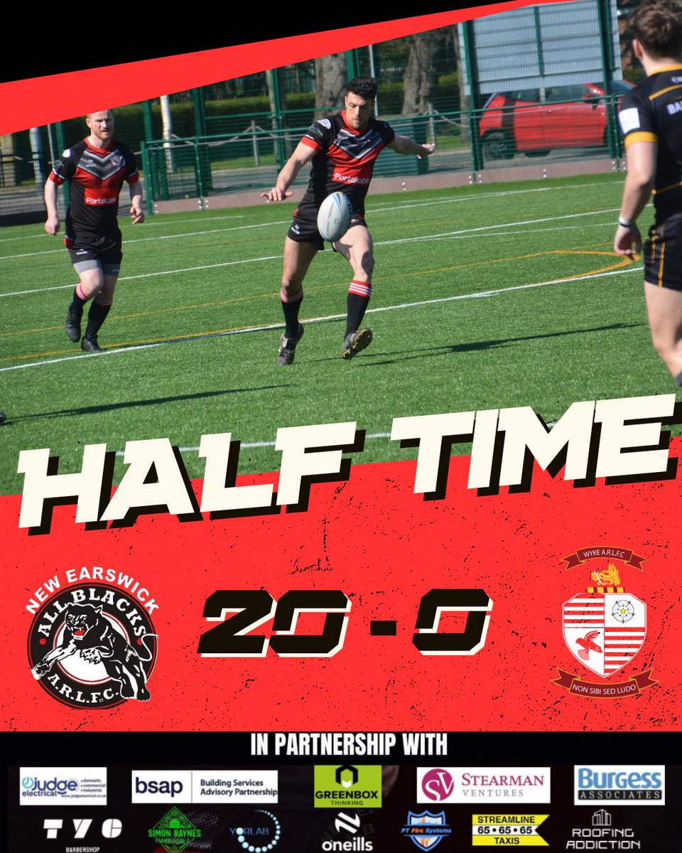 ⏱️ 𝐇𝐚𝐥𝐟 𝐓𝐢𝐦𝐞…

Here at White Rose Ave, a great all round effort from the boys, but the defence has been on point to keep Wyke out! 

#ThePrideOfNorthYorkshire ⬛️🟥⬜️