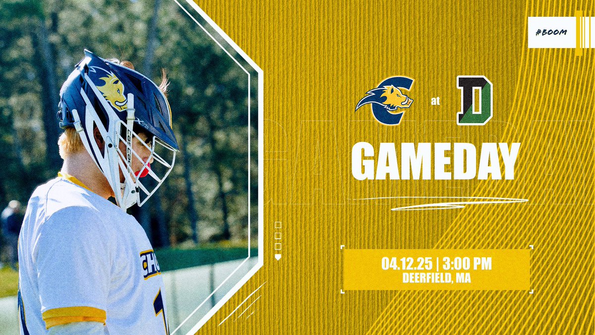 choate_bvl's tweet photo. GAMEDAY! Your 🐗 head North for a Rivalry Game on the road. 

🆚  @Deerfield_Lax 
⏰  3:00 PM
📍  Away | Deerfield, MA
📺  DA Local Live 

#BOOM #gapt @ILPreps @NELaxJournal https://t.co/kwPA5Njnnr