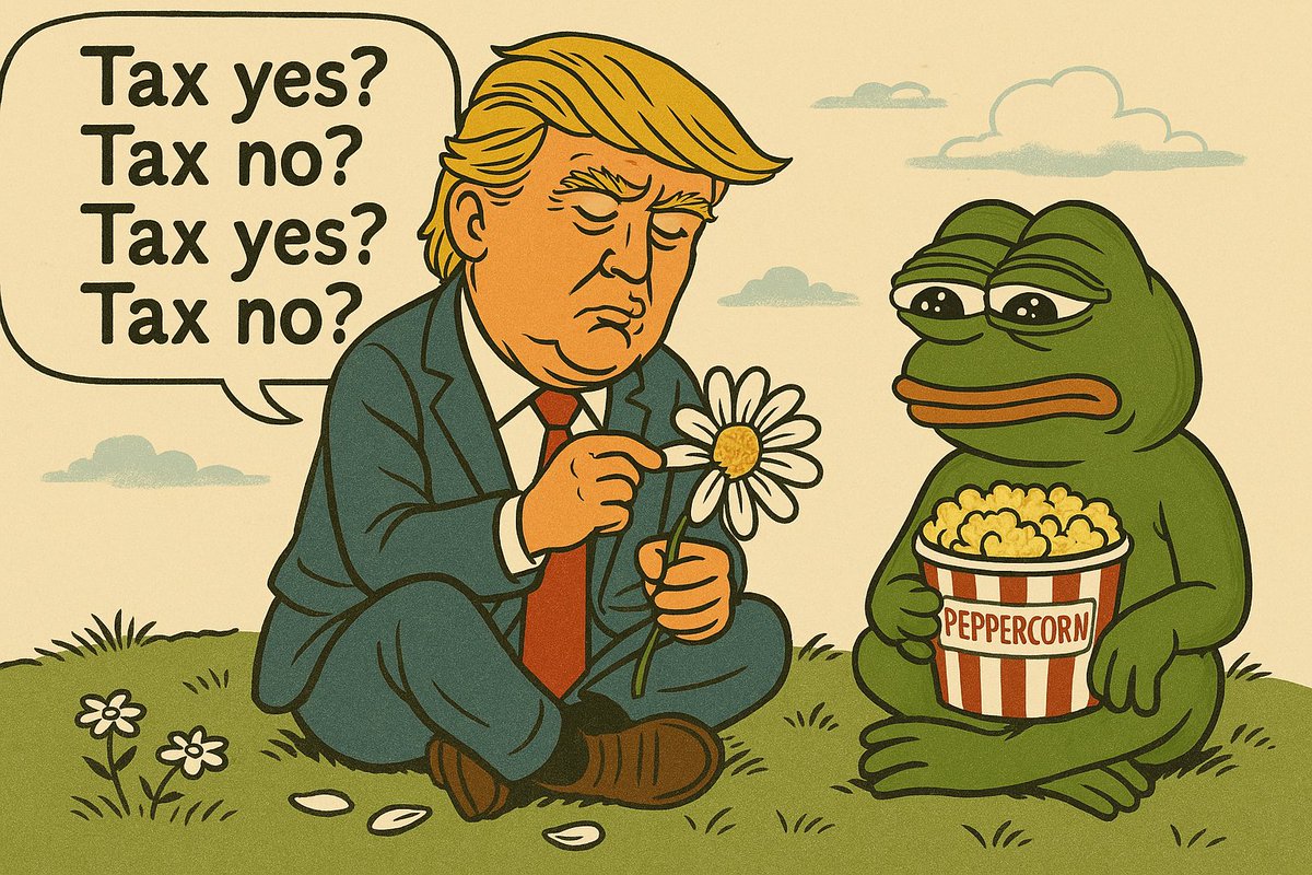 PepperCorn15953's tweet photo. Meanwhile, PepperCorn watching U.S. tax policy like 🍿🐸
GM
#PepperCorn #CryptoMeme #Trump #TaxSeason #MemeCoin #BasedAI #PepeCoin #MemeWa https://t.co/LQojS6FLDF