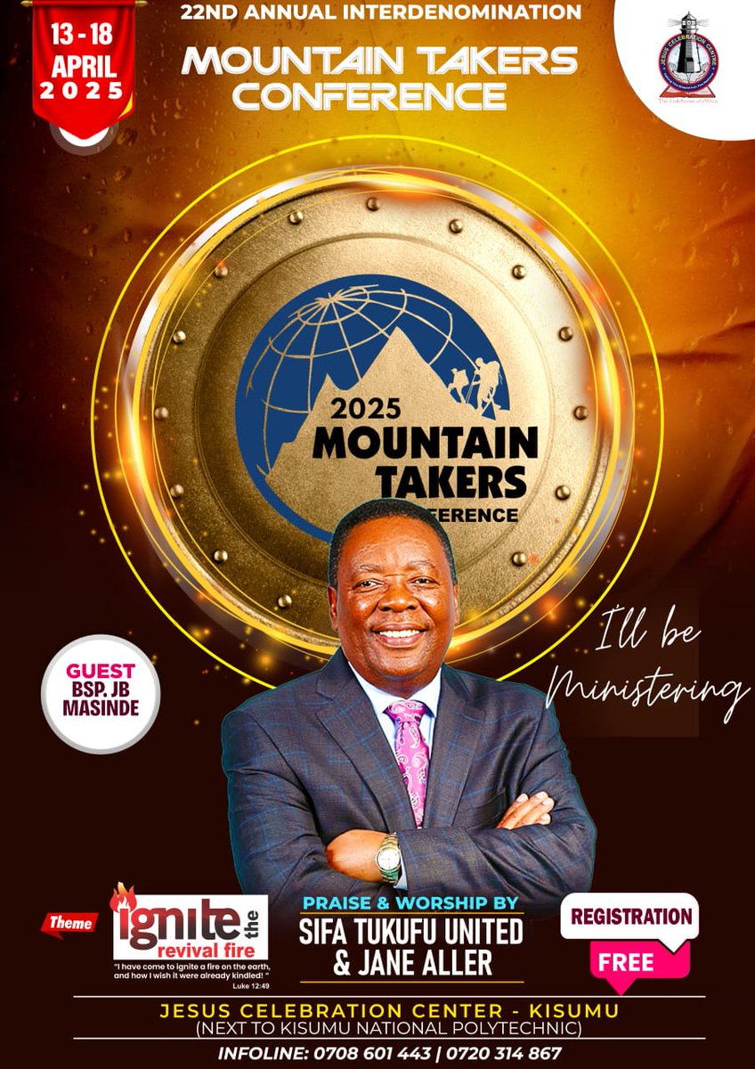 OngidiHempstone's tweet photo. #MountainTakersConference2025 
@BishopJBMasinde will be ministering. 
Toyota
Uhuru Kenyatta
Twins
Oilers
Grassroot Elections 
Echoes https://t.co/gDRoyAgWBi
