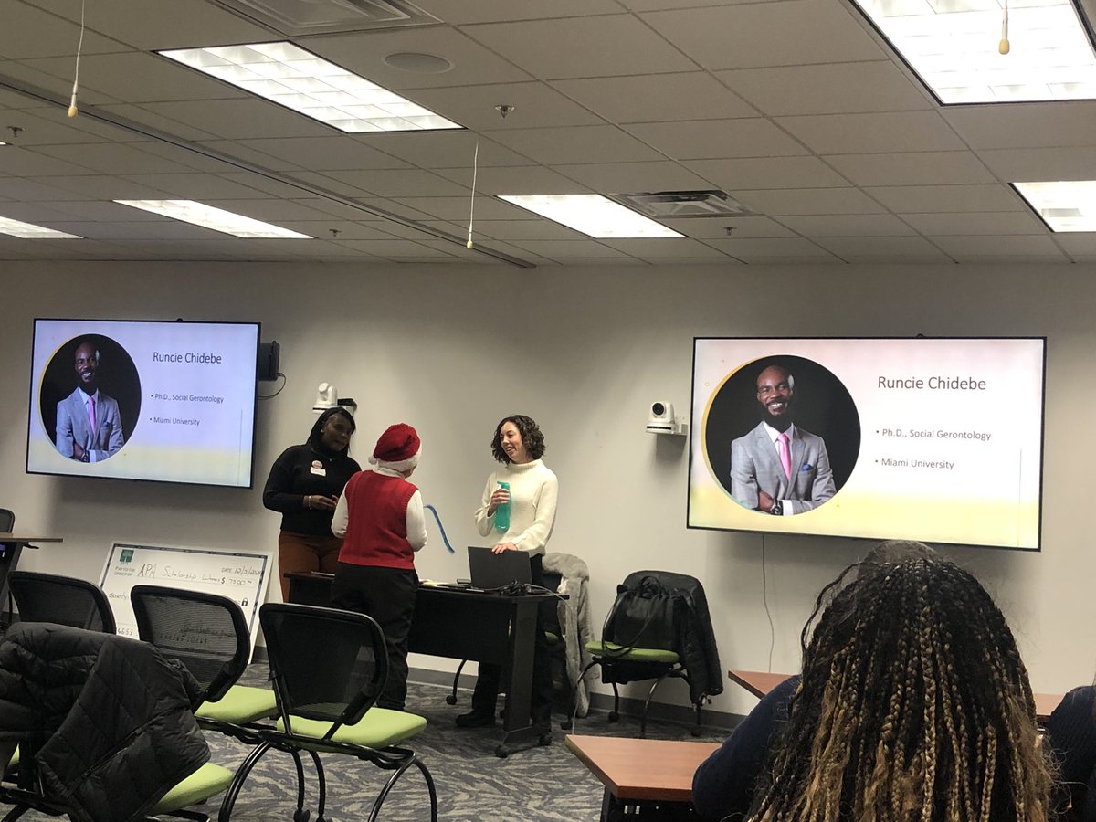 runciecwc's tweet photo. In December 2024, I received this email
“Congratulations on being selected to receive a 2024 Association for Professionals in Aging scholarship! The selection committee was most impressed by your achievements and your commitment to working with older adults.”
#RuncieChidebe https://t.co/m6y7xHoMyN