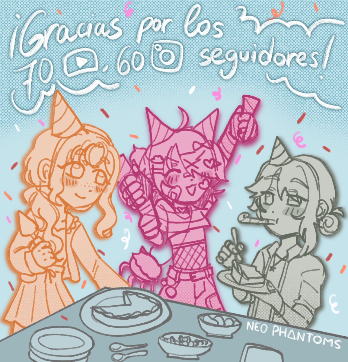 NeoPhantoms's tweet image. ¡Muchas gracias por el apoyo que nos habéis estado dando!

Pueden no parecer números grandes, pero nos alegra ver que en tan poco tiempo estamos llegando a tantas personas.

¡Seguiremos así! 

⍙ TAGS ⍙  
#overseasidol  #ocgroup #virtualidol #neophantoms #art #digitalart