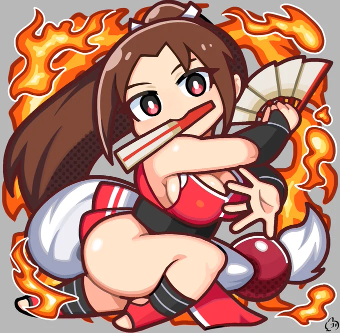 練習で描いた 不知火舞 #StreetFighter6 #スト6 #SF6 