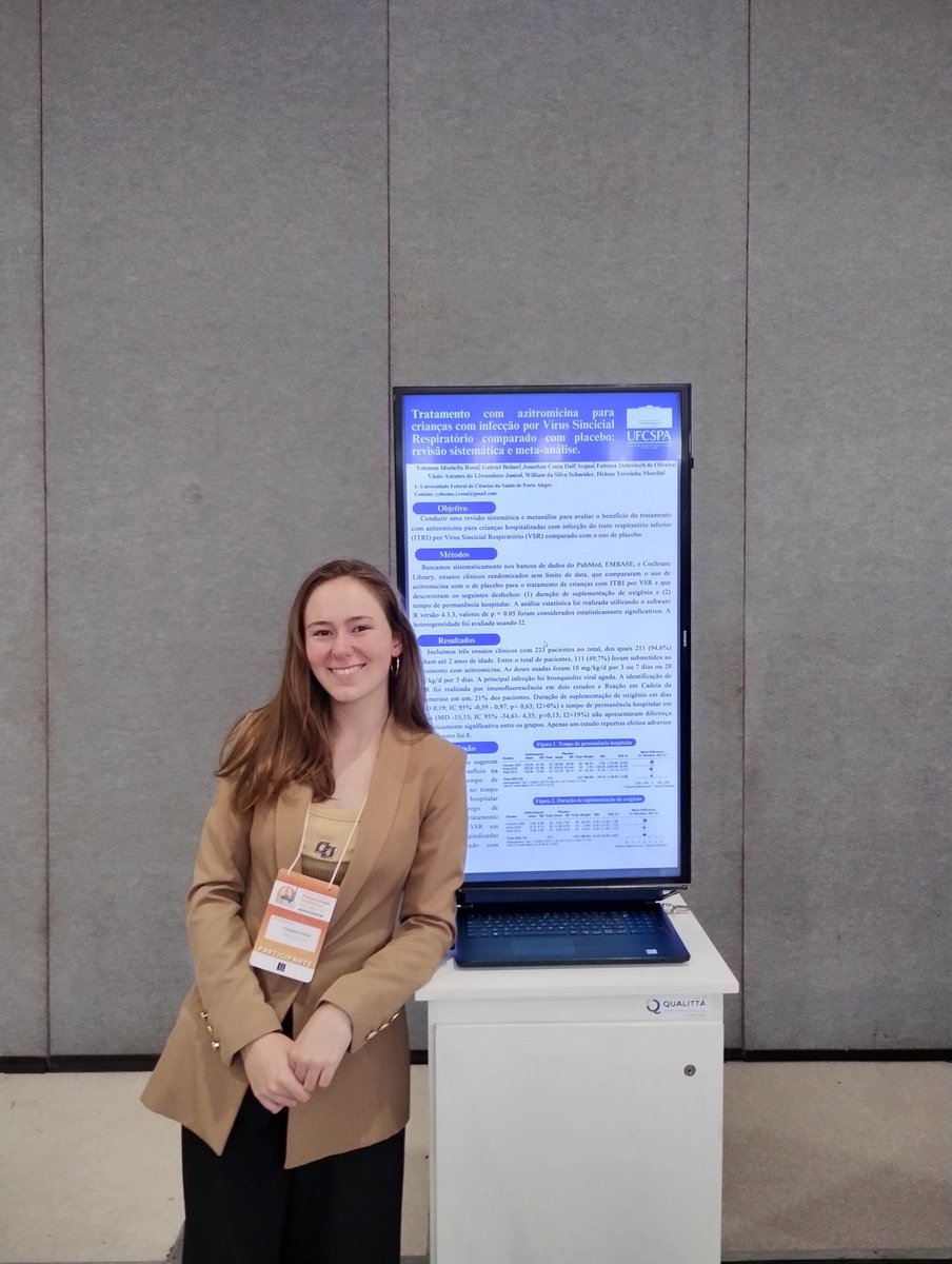 Two meta-analyses presented at the Brazilian Congress of Pediatric Pulmonology — all thanks to the teachings of <a href="/metaacademy_ofc/">Meta Analysis Academy</a> 

#MedTwitter
#MetaAcademy
#Pediatric 
#Pulmonology