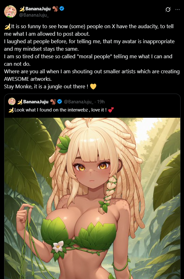 Envi_vt's tweet image. Bro... surely you guys see who she is now?

Dreadlock discourse aside... surely...