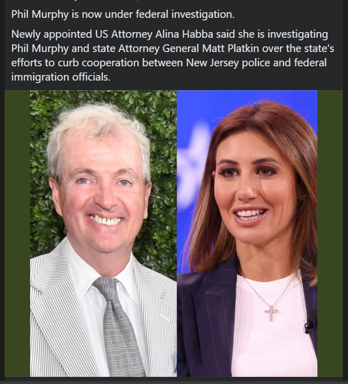 Cathlee88104435's tweet photo. @realDonaldTrump @PhilMurphy @SenBooker overtaxes the state of NJ w/sanctuary goals w/Illegals; refuses to co-operate with @DOGE @RealTomHoman @ICEgov @SocialSecurity #USAIDfraud. Murphy #1 covid-19 Tyrant isolating elders from families & illegal lockdown mandates & #MailinVoterFraud⚖️ https://t.co/4JXmonpaaI