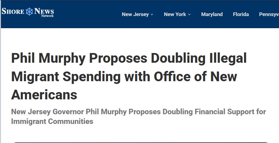 Cathlee88104435's tweet photo. @realDonaldTrump @PhilMurphy @SenBooker overtaxes the state of NJ w/sanctuary goals w/Illegals; refuses to co-operate with @DOGE @RealTomHoman @ICEgov @SocialSecurity #USAIDfraud. Murphy #1 covid-19 Tyrant isolating elders from families & illegal lockdown mandates & #MailinVoterFraud⚖️ https://t.co/4JXmonpaaI