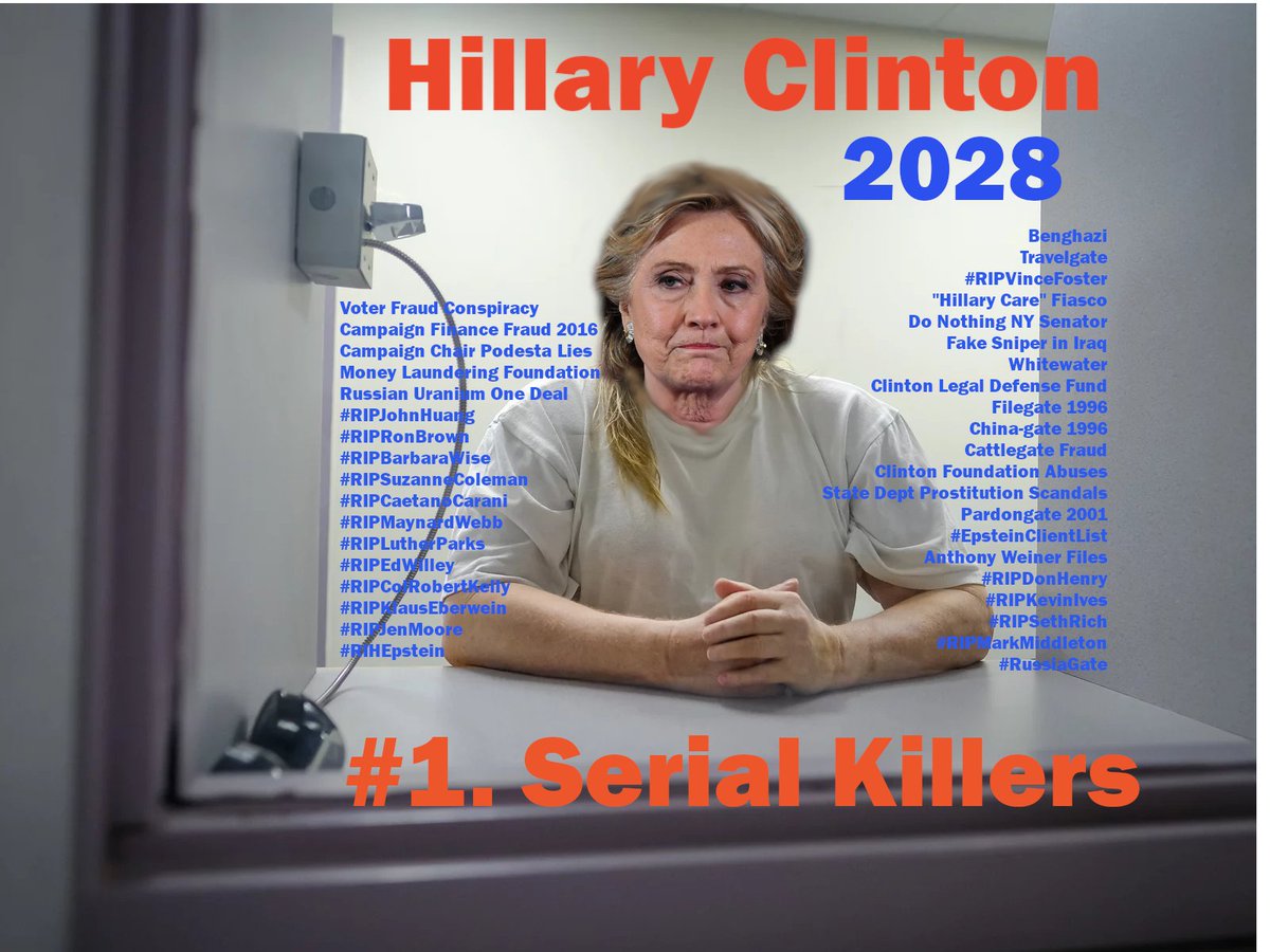 WantaWilla55295's tweet image. Top Serial Killers
1. Hillary Clinton (USA!)
2. Mao (CCP)
3. Stalin (USSR)
3. Hitler (Nazi)
4. Pol Pot (Cambodia)
5. Che-Fidel (USSR, #CIA)
6 . Armenian Genocide (Turks)
7. #COVID (#FauciEmails ) 

#winning!