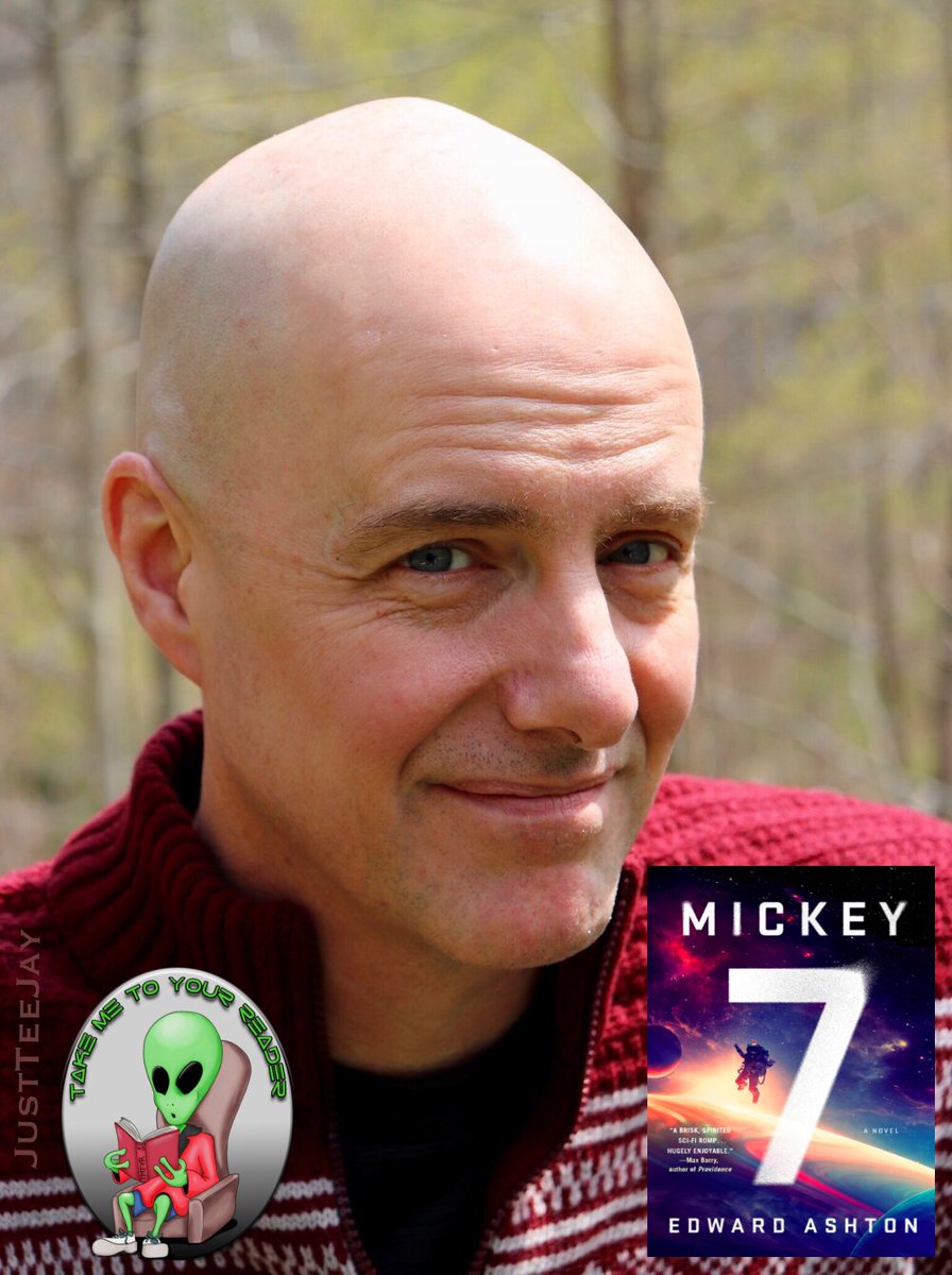 pavementpodcast's tweet photo. Edward Ashton (@edashtonwriting ), author of Mickey7, was kind enough to join us on Take Me To Your Reader to talk about his background, his work, and particularly Mickey7 and the new movie Mickey-17.

https://t.co/OKP3THq794 https://t.co/rbIjBZYFFa