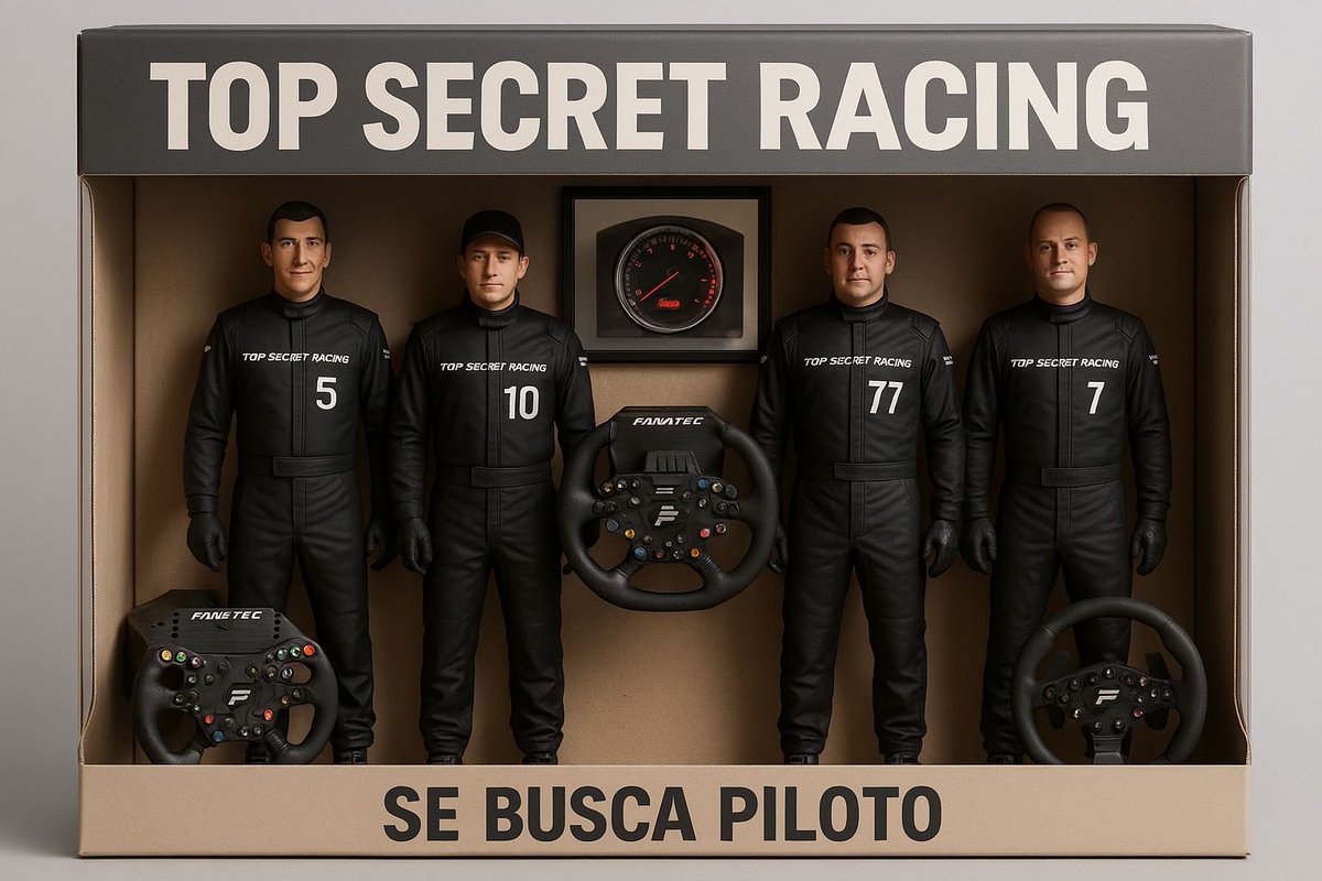 Te gusta el simracing? Corres en GT7? Tu grado de tarada mental supera el 70% 😂? En TOP SECRET buscamos pilotos comprometidos y con ganas de seguir mejorando, en un ambiente de equipo inmejorable! Mándanos un MD y únete a TOP SECRET RACING!! 🏁