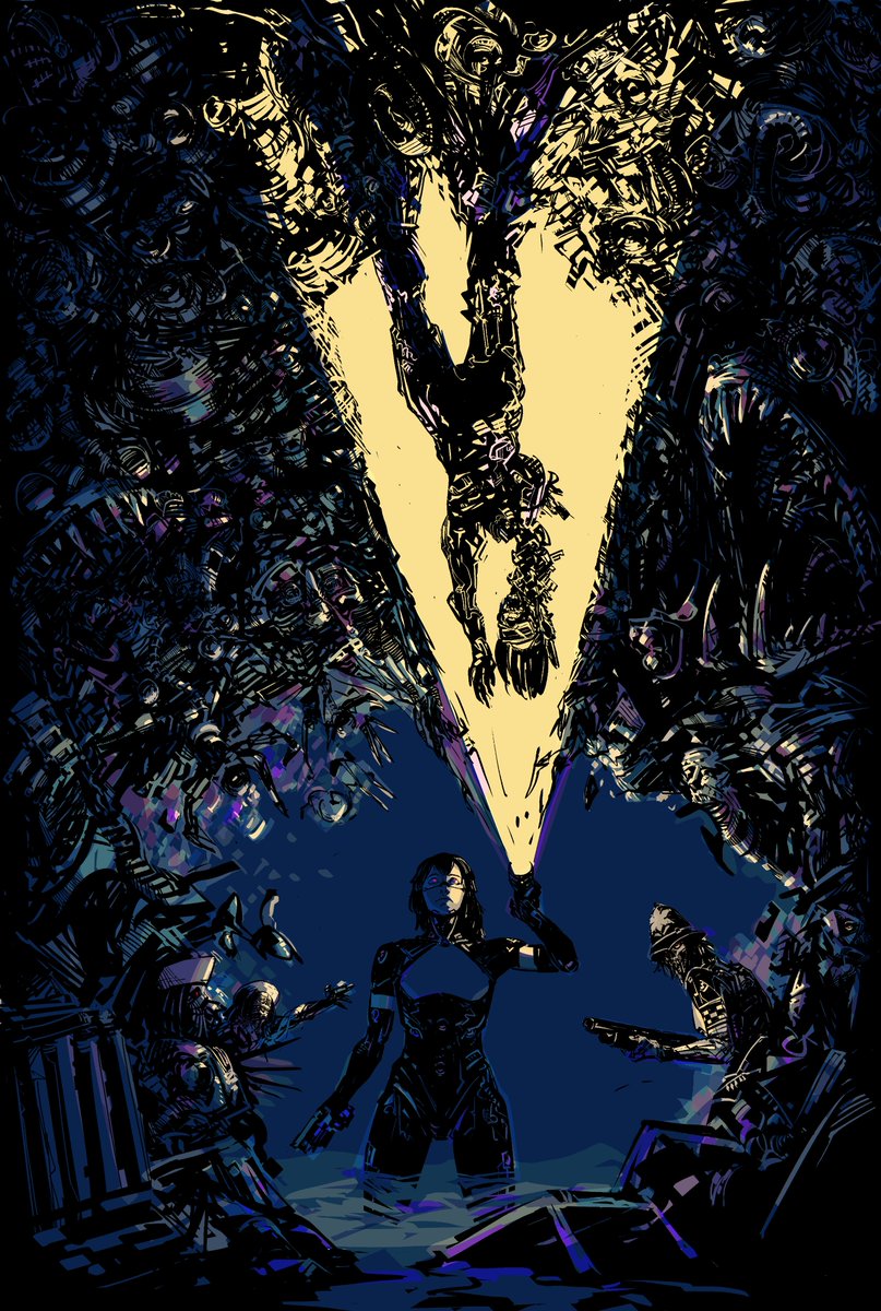 EyesFluorescent's tweet image. Signalis OC illustration fanart for a friend #signalisfanart #SIGNALISOC