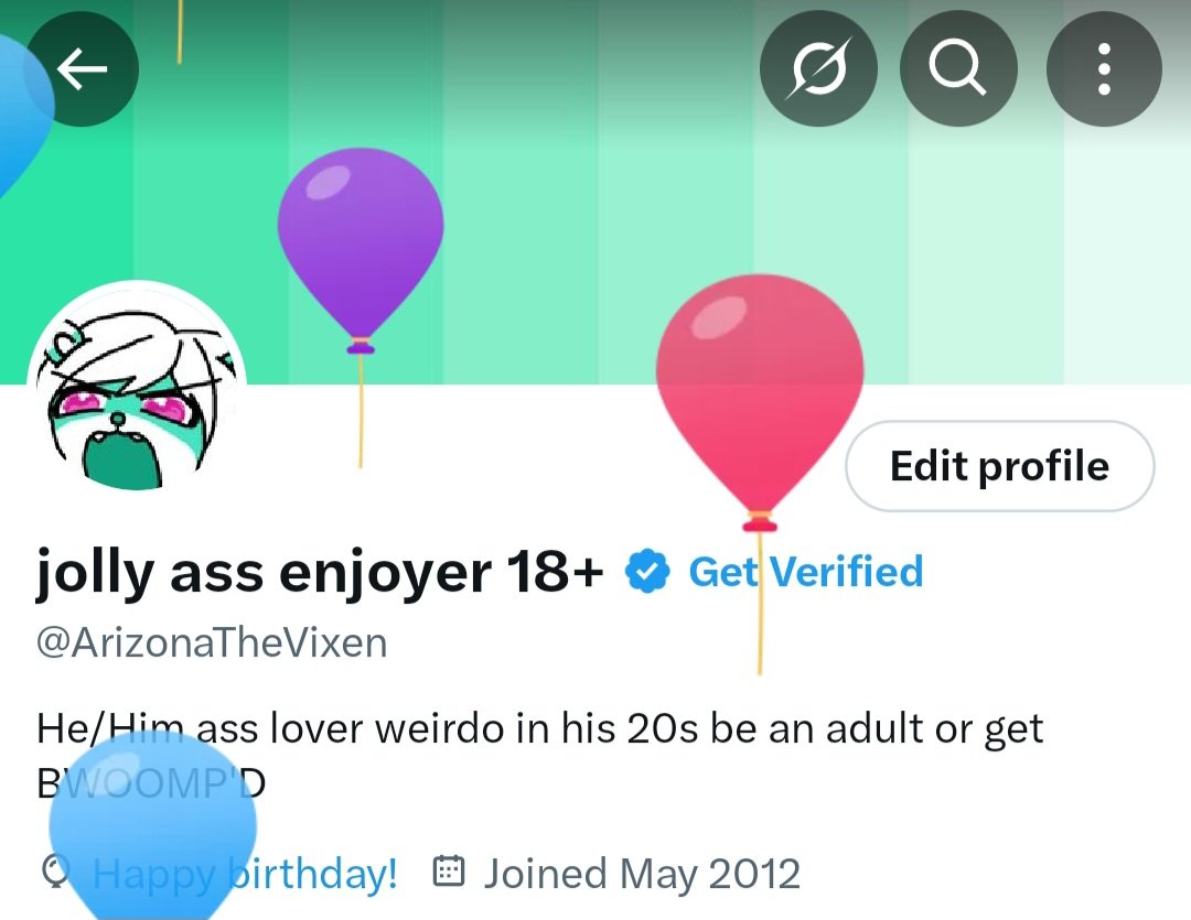 ArizonaTheVixen's tweet photo. Here we go again ! This times the balloons got me 

Big thanks to @Pennsy8 for the art !! 🎉 https://t.co/8bJL5wormj