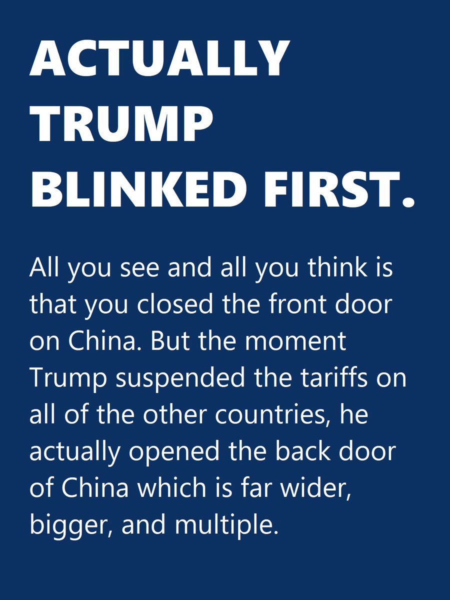 OF COURSE THE USA GOVERNMENT KNEW ABOUT THE BACK DOORS!

Of course Trump knows it. It's all optics. Trump needs to show strength and power and yet let China through... behind the scene of course.