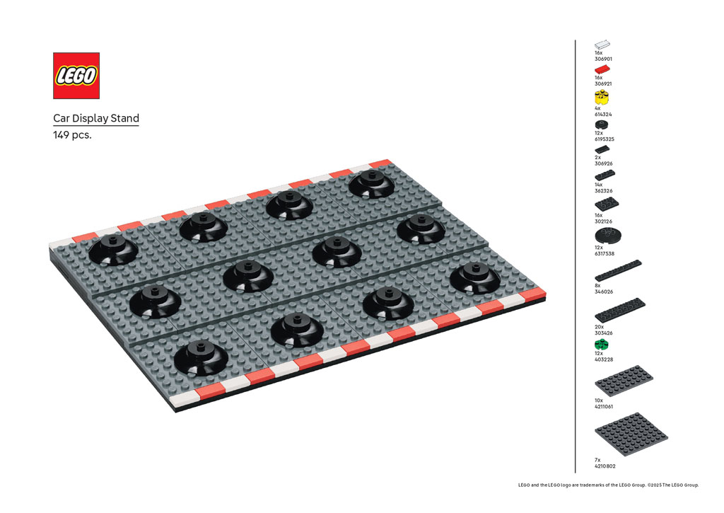 tormentalous's tweet photo. LEGO F1 Collectible Race Cars Display Podium via Pick a Brick

The LEGO F1 Collectible Race Cars (71049) releases in May and LEGO is also planning to release an official Display Podium for them through Pick a Brick.

https://t.co/eR6xsN2OsK

#LEGO #LEGONews #F1 #FormulaOne #Formula1 #Reveal