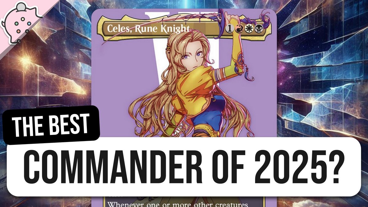 edhquarters's tweet image. Celes, Rune Knight: The BEST Commander of the Year? #mtg #edh #cmdr 
youtu.be/jSBKa41j4Q0