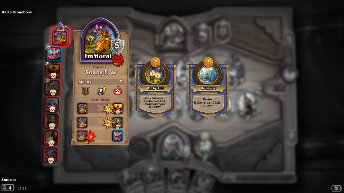 Smurlos's tweet photo. They get 6 triples... I get 1... seems fair #battlegrounds #hearthstone https://t.co/G5Z2NPp0Dm