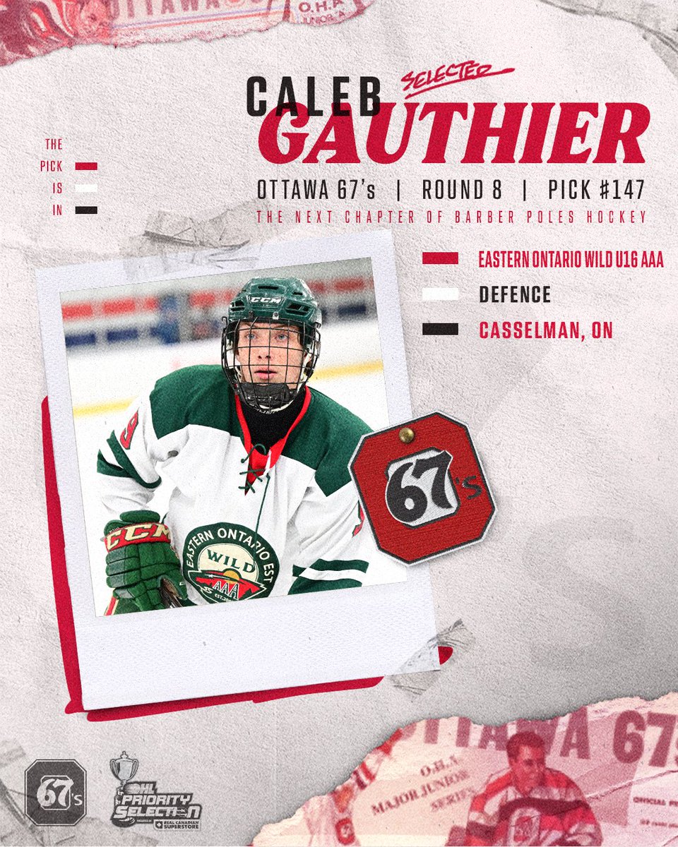 Ottawa67sHockey's tweet photo. From Casselman to the Capital📍

Welcome to #CapitalTerritory, Caleb! https://t.co/jQi7vpAK2u
