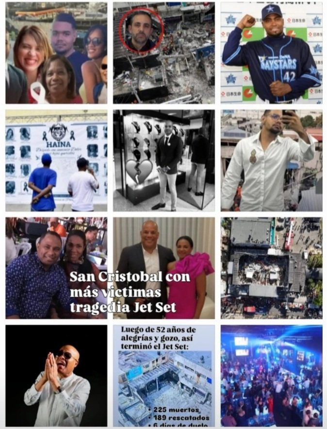 faraujo01's tweet image. San Cristobal y Santo Domingo aportan mayor cantidad de víctimas en la #TragediaJetSet, que en general dejó un saldo de 225 muertos, 189 rescatados y un país de #LutoNacional 
#AntonioEspaillat 
#EduardoEstrella 
#QEPD #venezolanos