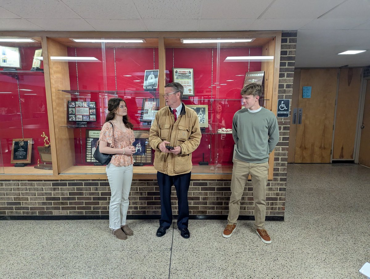 CO from Union County NJROTC, and CO from West NJROTC, Meet &amp; Greet with Congressman Burchett today.