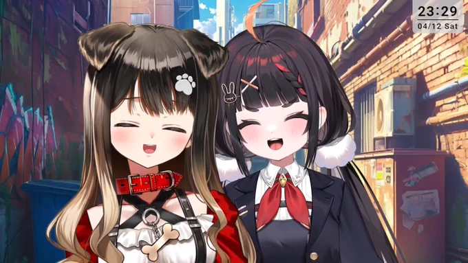 おつぱ～い! きゃんちゃん緊張しまくって瞳を舐めるとかとんでもない事言ってて笑ったw なのだちゃんが別の犬種が好きって言ってたら圧かけてたねw きゃんちゃんの事ニックネーム呼べるようになってよかったね～! #遠吠きゃん先輩化計画 ↓つづく