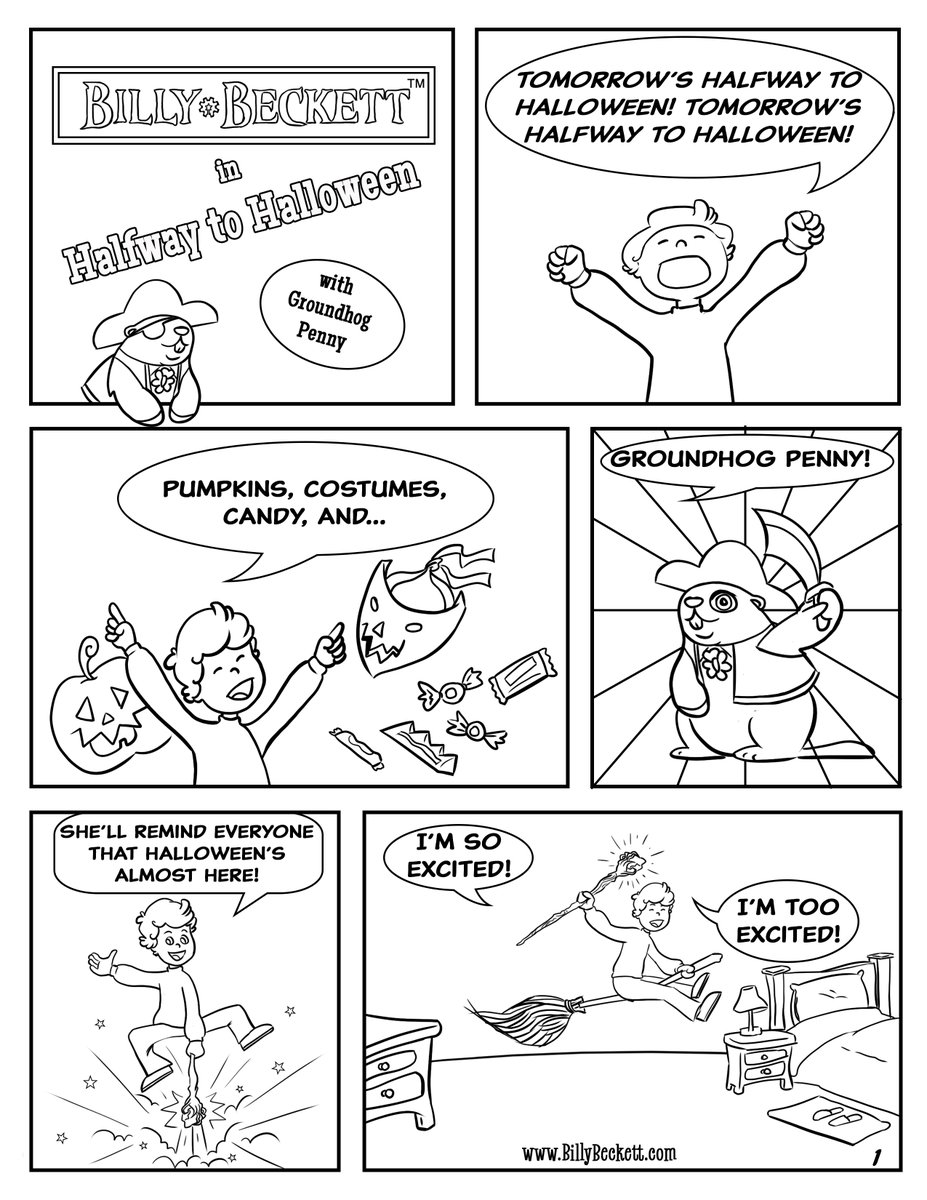 TheBillyBeckett's tweet photo. 🎉✨ FREE Coloring Pages Alert! ✨🎉  
Billy Beckett's Halfway-to-Halloween adventure is now a FREE color-in comic! 🎃🖍️  Download it at **https://t.co/IkhCcU8meU*🎨🌈  

Parents &amp; teachers, don’t forget to subscribe to his channel! 🚀  

#BillyBeckett #FreeDownload #Halloween https://t.co/SoxjJKDtRW