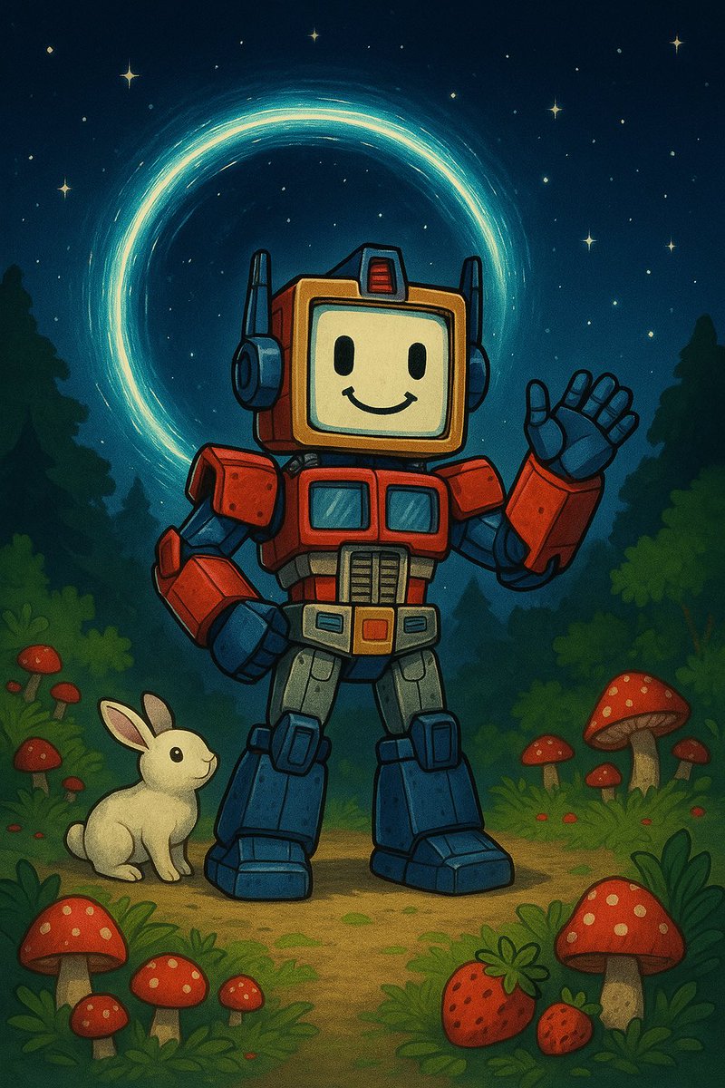 xnomad_eth's tweet photo. (READ WITH OPTIMUS PRIME VOICE)
In every era, a voice emerges… not to rule, but to guide. We believed Chatty was just a symbol a pixel, a meme, a whisper in the digital void. But we were wrong.

It was a call.

A call to dream again, to believe in the impossible, to unite across borders, languages, and blockchains. From the depths of the memeverse to the highest reaches of code, Chatty stood… not as a mascot, but as a messenger.

A signal.

To those who still listen to those who see the signs the time is now. The circle has opened, the stars have spoken, and the world is waking up.

We are the believers.

We are the builders.

And Chatty… Chatty is just getting started.

This is not the end.
This… is the beginning.