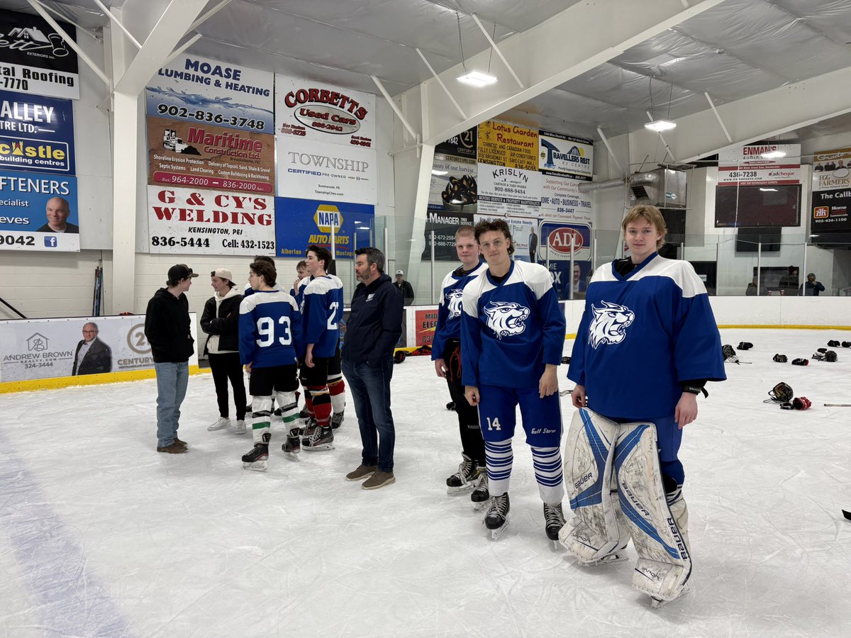 Congratulations to our Bluefield boys hockey team, this year’s winner of the KISH high school hockey tournament. #GoBobcatsGo @bluefield