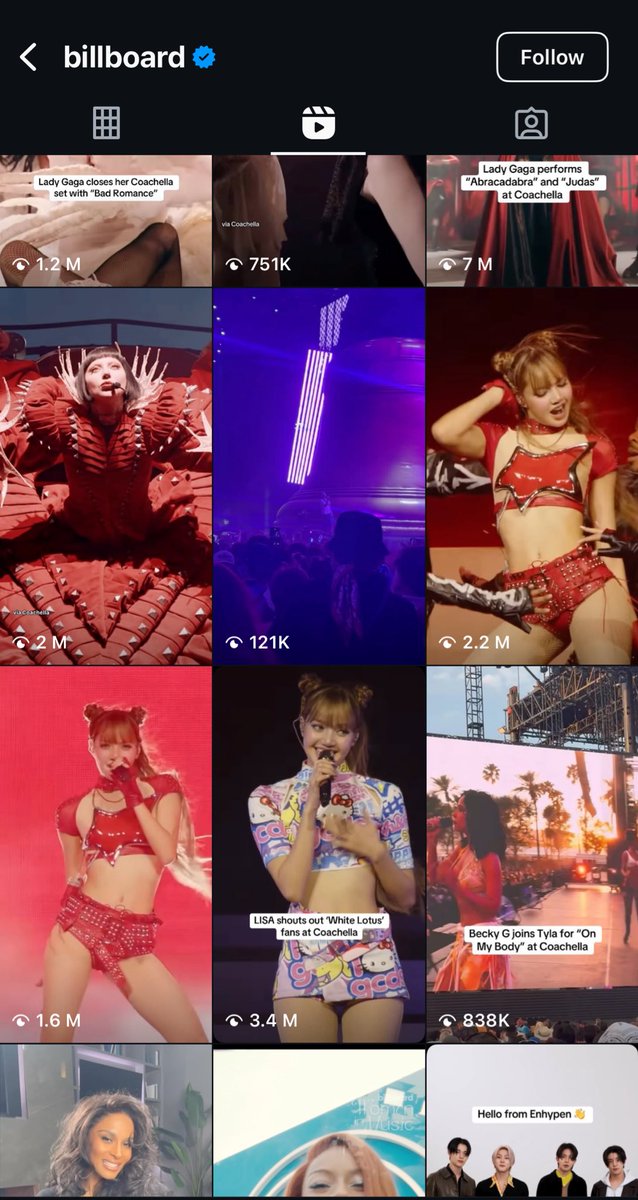 _Chumki_'s tweet photo. Lilies please go to Billboard’s Instagram page and engage with Lisa’s posts and write positive comments dawgs are barking there 

THAICONIC LISA COACHELLA 
#LISACHELLA #Coachella2025
#COACHELLA #LISA https://t.co/Ep0aaAPL12