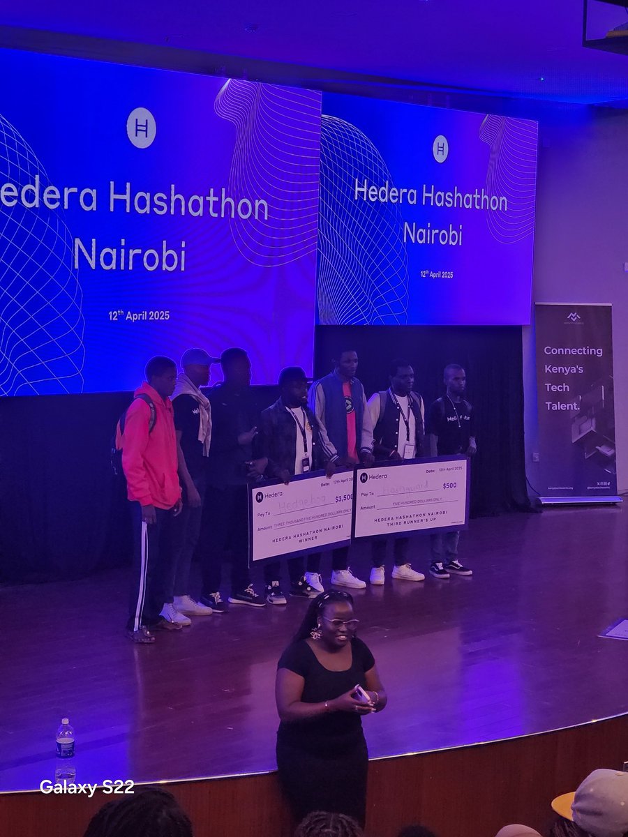 NjugunaMs1's tweet photo. Congratulations to the winners @mbiebuz & the Team
The hackathon was well excuted @KenyaTechEvents
@hedera_devs
Courtesy of #TechWeekends https://t.co/hE1ut5B64q
