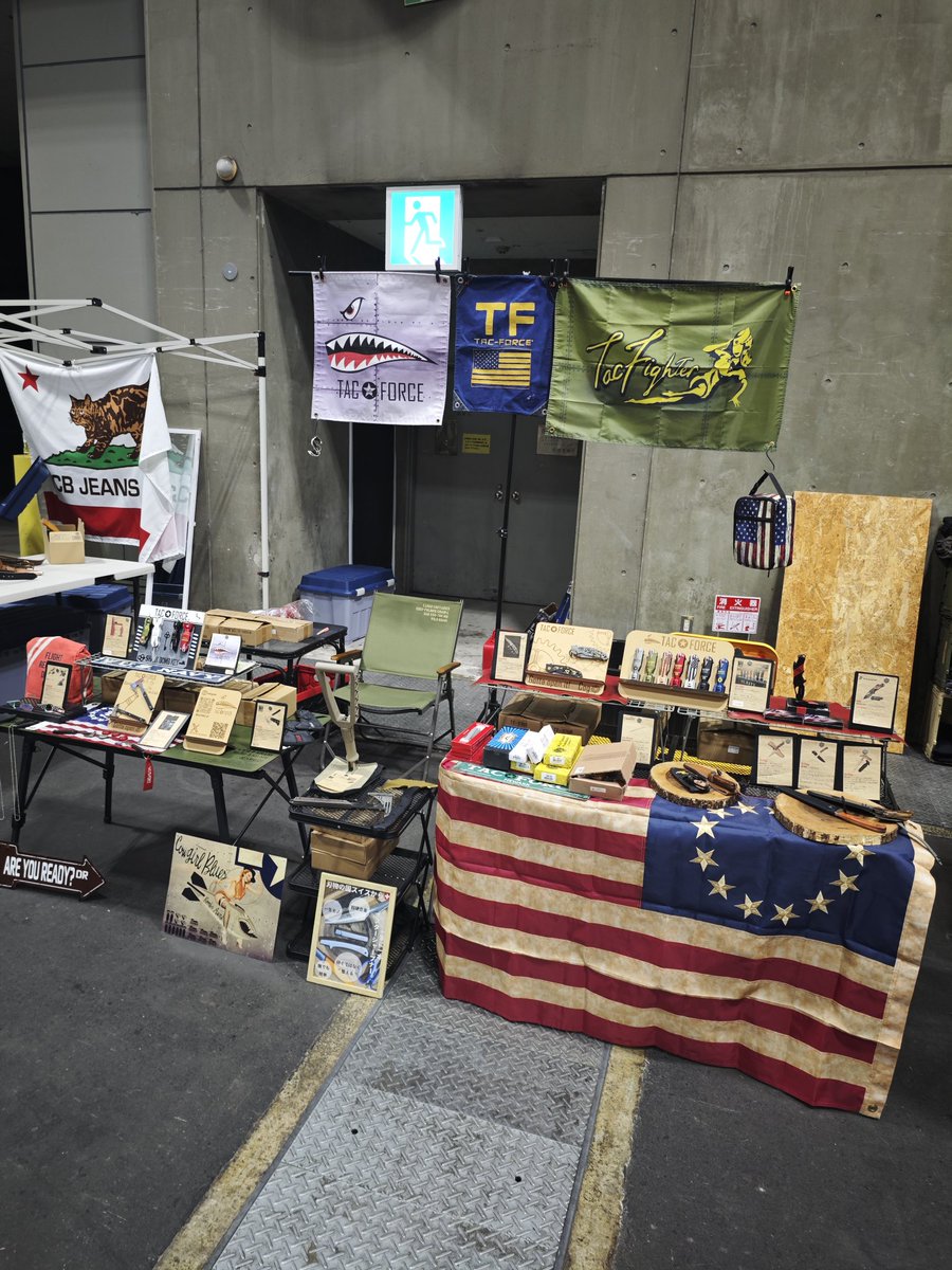Tacforce_japan's tweet photo. #joints
13日なごやポートメッセへ🎪🏍️
Booth No517
🦈💃が目印
#tacfighter #tacforce #keycase #ミリタリー物販 #シャークマウス #キーケース https://t.co/LOVhnxdxp9
