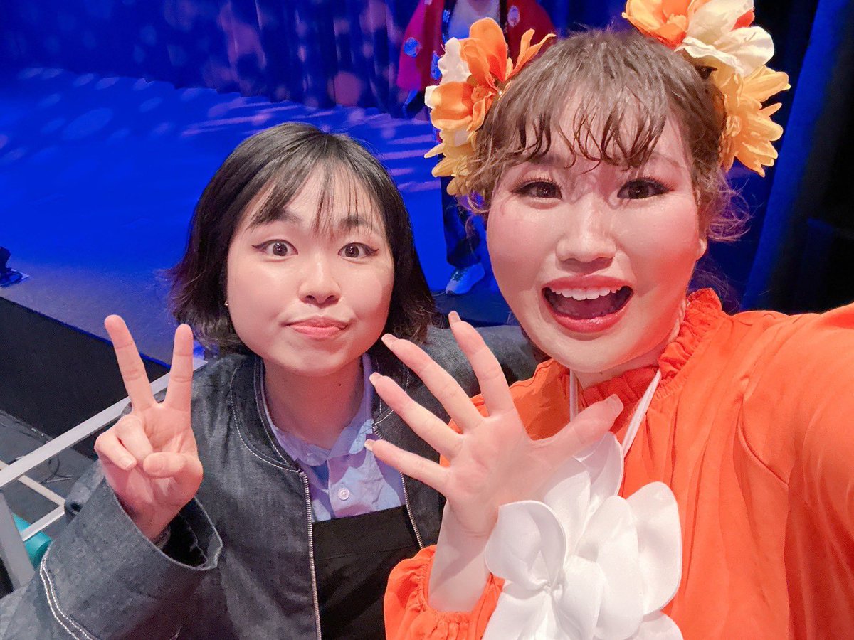 今日は相方、るかが出演する舞台の鑑賞へ笑いと感動の舞台をありがとう🧡
お疲れ様! ラストもファイト〜✊🏻❤️‍🔥

 #おばドルゆみこ2025 
今キタヨ役  #澤村るか (<a href="/Rukachi__89/">澤村るか</a> )