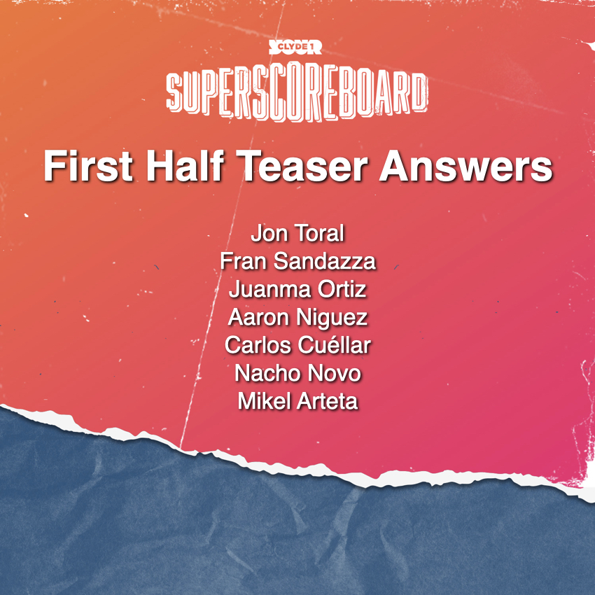 ClydeSSB's tweet photo. ✅ A lot of great answer's on today's  #FirstHalfTeaser - Here's your podium:  

🥉 Jamie Doc
🥈 IgamaneProp
🥇 Gordy Boy
 
 We'll have a #SecondHalfTeaser for you after the break...👀🔜 https://t.co/I7MET9Mx5K