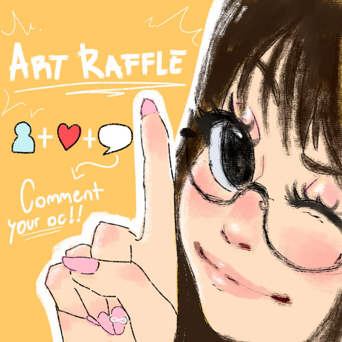 Mortadeelita's tweet image. ‼️ART RAFFLE TIME‼️

To celebrate 200 followers, I’m doing an art raffle!

To enter:
-Follow me
-Like this post
-Comment your OC + refs

I’ll choose the winner based on what inspires me most!
Ends on April 18 — thanks for the love!🥹💗

#ArtShare #artraffle #artmoots #smallartist