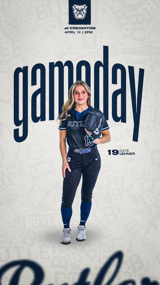 🐶 🥎 
📅 Saturday
🆚 Creighton
🕑 2PM ET | 1PM CT
📍 Omaha, Neb.
🏟️ Creighton Sports Complex
📺 flosports.link/3zPhO8b
📊 bit.ly/3ZLhzXz
#ButlerWay