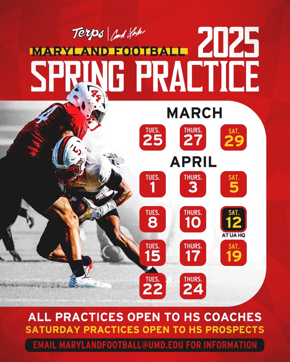 Sydney Hubbard ''Yac-Man'' (@sydhubb_baller) on Twitter photo Big thanks to <a href="/CoachThomas_14/">Coach Marcus Thomas</a> <a href="/CoachLocks/">Michael Locksley</a> <a href="/TerpsFootball/">Maryland Football</a> for the spring practice invite. Much appreciated! Can't wait! 🏈🔥
<a href="/CoachFleen/">Coach Fleener</a> <a href="/ForneyRecruits/">Forney Recruits</a>
<a href="/coachH2bwill/">Brandon Williams</a> <a href="/PlayBookAthlete/">PLAYBOOK ATHLETE</a> <a href="/RallyPreps/">RallyPreps</a> <a href="/TXTopTalent/">TX TOP TALENT</a> <a href="/MccollomX/">Coach Mac</a> <a href="/PrepRedzoneTX/">Prep Redzone Texas</a> <a href="/Marchen44/">On Da Marc Sports🏈</a>
<a href="/DemetricDWarren/">Demetric D. Warren</a> <a href="/TheUCReport/">Billy Tucker</a> Big thanks to <a href="/CoachThomas_14/">Coach Marcus Thomas</a> <a href="/CoachLocks/">Michael Locksley</a> <a href="/TerpsFootball/">Maryland Football</a> for the spring practice invite. Much appreciated! Can't wait! 🏈🔥
<a href="/CoachFleen/">Coach Fleener</a> <a href="/ForneyRecruits/">Forney Recruits</a>
<a href="/coachH2bwill/">Brandon Williams</a> <a href="/PlayBookAthlete/">PLAYBOOK ATHLETE</a> <a href="/RallyPreps/">RallyPreps</a> <a href="/TXTopTalent/">TX TOP TALENT</a> <a href="/MccollomX/">Coach Mac</a> <a href="/PrepRedzoneTX/">Prep Redzone Texas</a> <a href="/Marchen44/">On Da Marc Sports🏈</a>
<a href="/DemetricDWarren/">Demetric D. Warren</a> <a href="/TheUCReport/">Billy Tucker</a>