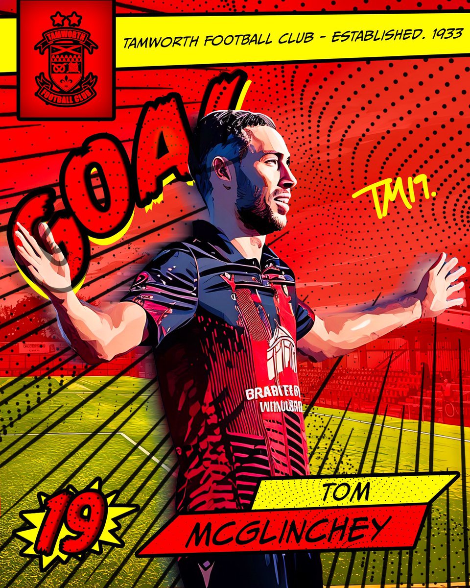 tamworthfc's tweet photo. 45+2’ | #TAMBRA 🔴 3-2 ⚪️
STUNNER! 😍
#bristolstreetmotornationtamworth | #COYL 🐑⚽️ https://t.co/A3yuPCUQcb