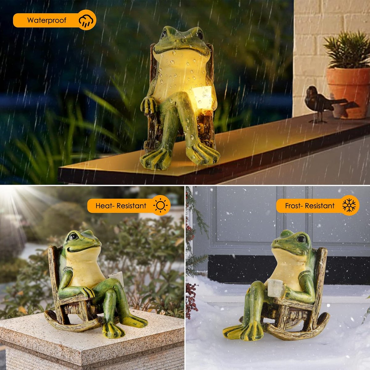 dorrisdecor68's tweet photo. πΈ Add Whimsy & Warmth to Your Garden!
This adorable frog statue is more than just cute β it's waterproof, heat-resistant, and frost-proof!
π Grab yours now: https://t.co/UWkPL3lUSK
#GardenDecor #SolarLight #OutdoorStyle #FrogStatue #AmazonFinds #WhimsicalGarden https://t.co/6FOAiMxOV3
