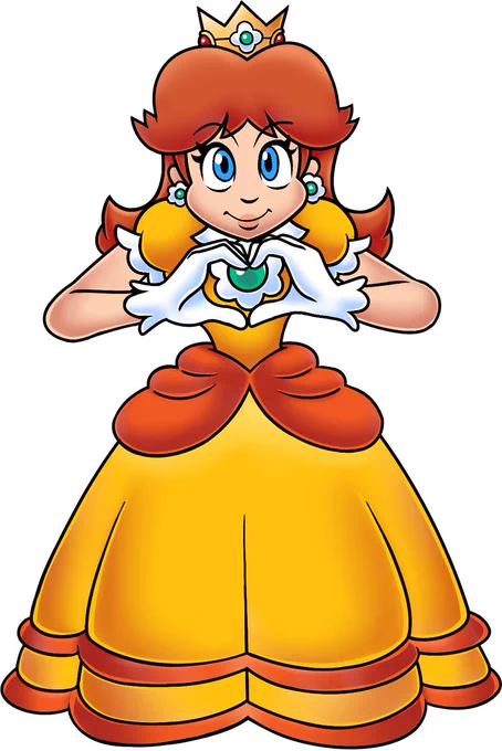 Princess Daisy art repost, these were commissioned by  years agoI barely draw her myself 