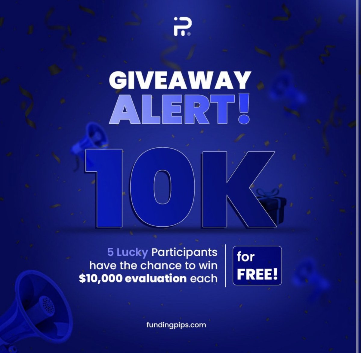 isaacthequach's tweet photo. FUNDINGPIPS 50K 🎁GIVEAWAY🎁

1. Follow @fundingpips @Khldfx
@isaacthequach
 
2. Join: https://t.co/zUBREPAtJx
and https://t.co/i1Re2a8RGo

3. Like, Retweet and Tag 3-4 Traders

4. Join Telegram Below 👇🏾 https://t.co/sx2IW9oM9k