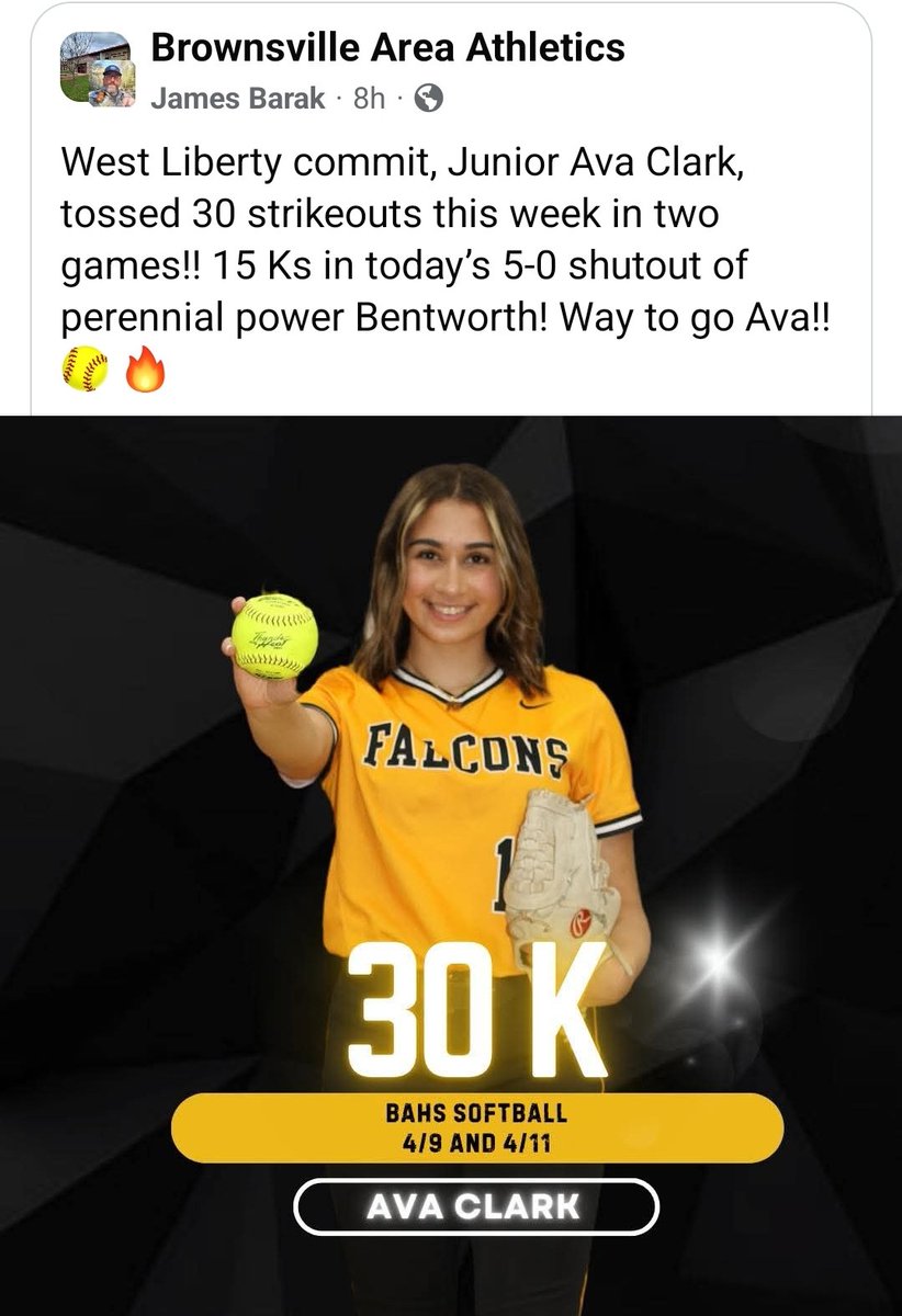 Weather was cold, but we were excited to finally get 2 games in this week!  <a href="/WLU_Softball/">West Liberty Softball</a> <a href="/SaraPelegreen/">Sara Pelegreen</a> <a href="/CoachWelsh_WLU/">Jim Welsh</a> <a href="/PA_recruit/">Pennsylvania Softball Prospects</a> <a href="/ExtraInningSB/">EXTRA INNING SOFTBALL</a> <a href="/BigTimeSoftball/">Big Time Softball</a> <a href="/BrownsvilleF/">Brownsville sports</a> <a href="/ginafuchs/">Gina Fuchs</a>