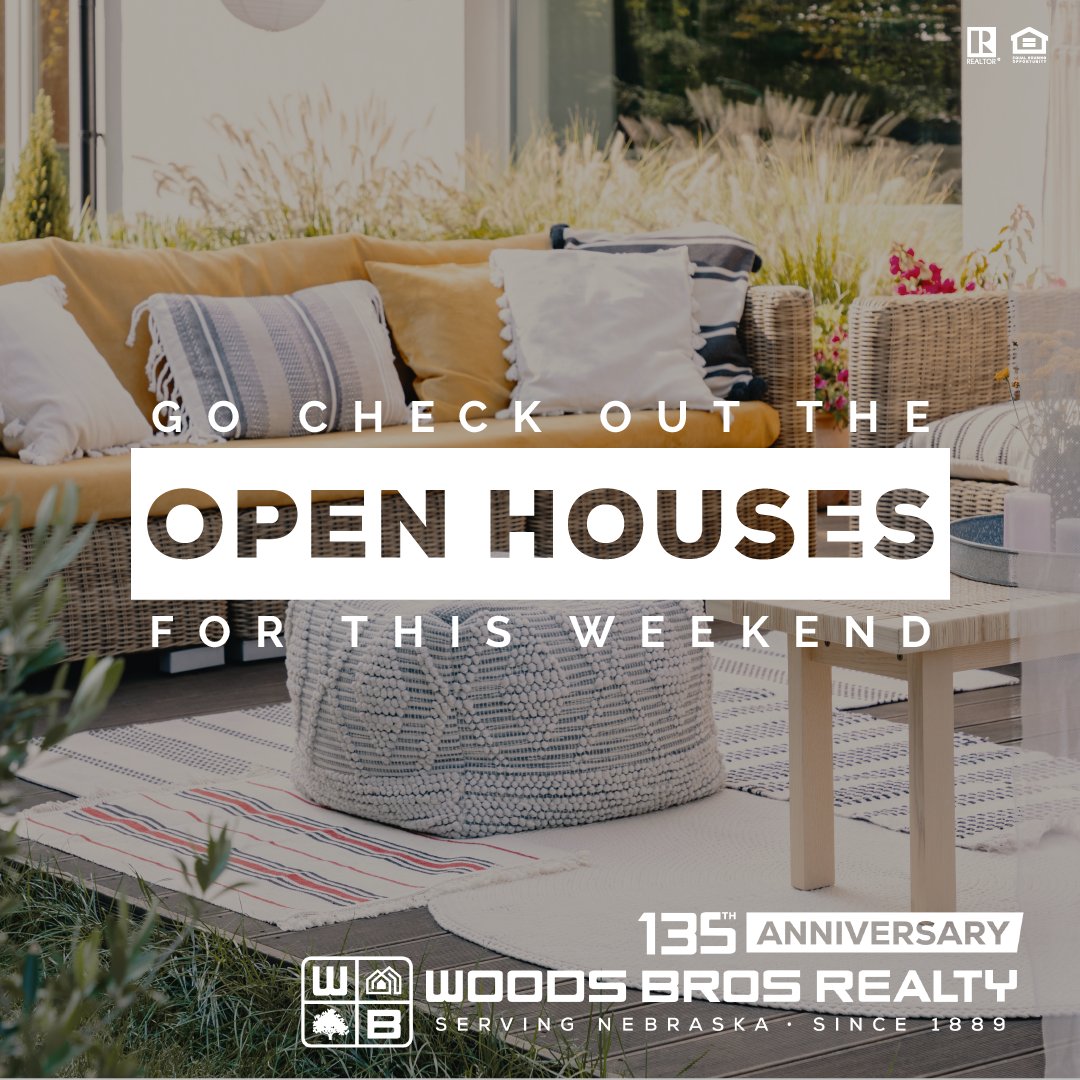 Hello, SPRING! What a great weekend to explore new home opportunities! ☀️

🏡🗝️ Check out our list of open houses if a change of address is in store for you this season: bit.ly/OpenWoodsBros
⁠
#WoodsBrosRealty #WBR #lincolnrealestate #nebraskarealestate #dreamhome #homebuying