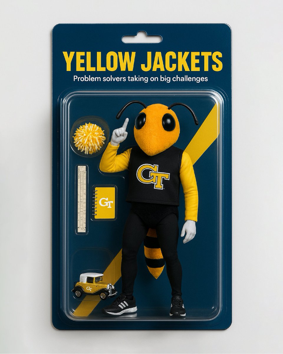gtalumni's tweet image. You can&apos;t buy Yellow Jacket pride. Engineered by AI.  

#AIGeneratedArt #GeorgiaTech #GeorgiaTechYellowJackets #GaTech #YellowJacketPride