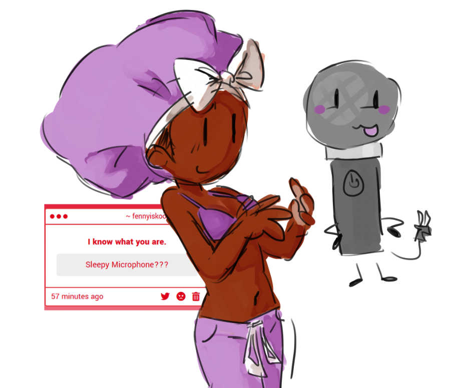 fennypup's tweet image. I'm so tired its 3am #inanimateinsanity #microphoneii someone send help