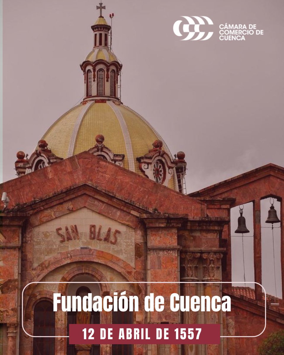 cccuenca's tweet image. 𝙃𝙤𝙮 𝙘𝙤𝙣𝙢𝙚𝙢𝙤𝙧𝙖𝙢𝙤𝙨 𝟰𝟲𝟴 𝙖ñ𝙤𝙨 𝙙𝙚 𝙝𝙞𝙨𝙩𝙤𝙧𝙞𝙖, 𝙘𝙪𝙡𝙩𝙪𝙧𝙖 𝙮 𝙩𝙧𝙖𝙙𝙞𝙘𝙞ó𝙣. 

Nos unimos a este homenaje, presente hoy y siempre, impulsando el desarrollo y apoyando a quienes hacen grande a nuestra ciudad: su gente.

𝙑𝙞𝙫𝙖 𝘾𝙪𝙚𝙣𝙘𝙖👏