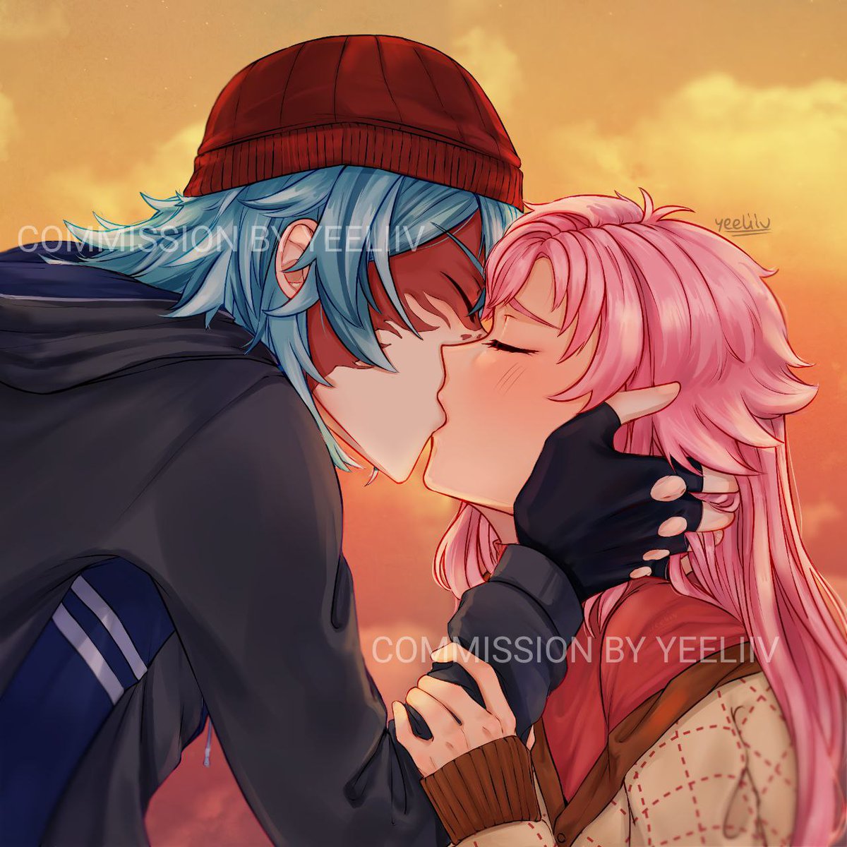 yeeliiv's tweet photo. Commission [YCH#30]  
#Commission #ychcommission #digitalart #fanart #killertrait #oz_killertrait #fawna_killertrait https://t.co/7XmEKcRlTY