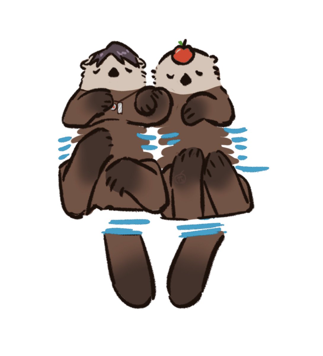 PinggoPai's tweet photo. 今天来点海獭🦦兄妹

#CalebLoveandDeepspace #恋と深空 #戀與深空 #恋与深空 #Caleb #夏以昼 #マヒル https://t.co/vjgIrN2EW7
