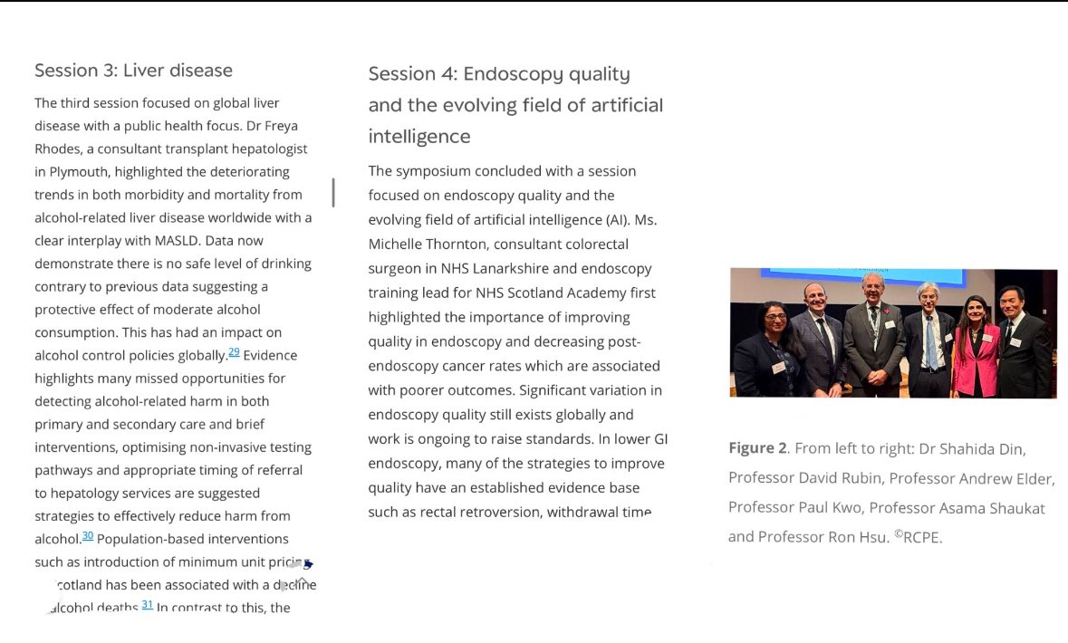 DrShahidaDin (@shahidadin1) on Twitter photo My 5 year tenure as <a href="/RCPEdin/">Royal College of Physicians of Edinburgh</a> gastroenterology symposia advisor is complete. 🥳finale with an international collaboration with <a href="/AmCollegeGastro/">ACG</a> <a href="/ScotSocGastro/">SSG</a> on global GI perspective ➡️conference summary journals.sagepub.com/doi/10.1177/14… <a href="/BritSocGastro/">BSG</a> <a href="/BSGTrainees/">BSG Trainees</a> My 5 year tenure as <a href="/RCPEdin/">Royal College of Physicians of Edinburgh</a> gastroenterology symposia advisor is complete. 🥳finale with an international collaboration with <a href="/AmCollegeGastro/">ACG</a> <a href="/ScotSocGastro/">SSG</a> on global GI perspective ➡️conference summary journals.sagepub.com/doi/10.1177/14… <a href="/BritSocGastro/">BSG</a> <a href="/BSGTrainees/">BSG Trainees</a>